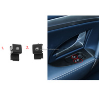 Nouvelle coque de bouton d'interrupteur noire de haute qualité pour l'interrupteur de lève-vitre Quattroporte GT 1 2 OEM 247993 Garantie 6 mois