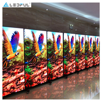 Soporte de suelo para espejo LED, Panel de exhibición de póster, publicidad, póster, P1.8 P2 P2.5 HD, Wifi