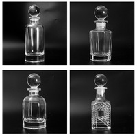 Diffuseur de parfum en verre arabe Biao Feng FB-567589, flacon de 150 ml pour huiles essentielles, sérigraphie plaquée or, avec anneau de traction scellé