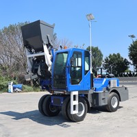 Bétonnière autochargeante Pro Series 3,5 m³ avec transmission hydrostatique, camion malaxeur mobile