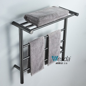 WESDA Portasciugamani da <span class=keywords><strong>Bagno</strong></span> a Parete in Acciaio Inox, Stile Moderno Europeo, Regolabile e <span class=keywords><strong>Salvaspazio</strong></span> per Hotel - Product Image 5