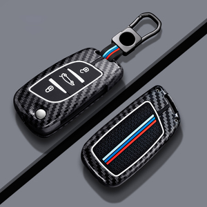 Étui de protection pour clé de voiture en alliage de zinc pour Peugeot Citroën C1 C2 C3 C4 C5 <span class=keywords><strong>DS3</strong></span> DS4 DS5 DS6, <span class=keywords><strong>logo</strong></span> personnalisé, accessoires automobiles - Product Image 2
