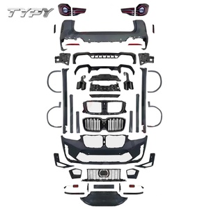 Kit de Carrocería con Parachoques Delantero y Trasero, Rejilla y Luces Traseras para BMW X3 G01 G08 2018-2021, Actualización al Modelo X3M 2022 - Product Image 1