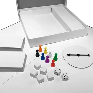 Usine faire vos propres jeux <span class=keywords><strong>de</strong></span> personnalité créatif bricolage impression personnalisée <span class=keywords><strong>plateau</strong></span> <span class=keywords><strong>de</strong></span> <span class=keywords><strong>jeu</strong></span> vierge avec accessoires - Product Image 1