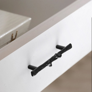 Nordic Tree Trunk Cabinet Handles Zinc Alloy Modern Design Wardrobe <b>Drawer</b> Pulls - Product Image 3