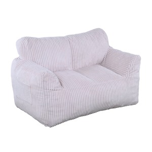 Modern Two Seat Convertible Reclining <b>Sofa</b> <b>Chair</b> with Shredded Foam Bean Bag Design Floor <b>Sofa</b> <b>Bed</b>,Corduroy Foam Leisure <b>Sofa</b> - Product Image 4