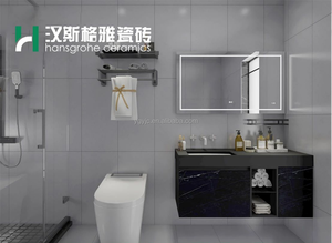 Kim cương hình 400*800 gốm gạch phong cách hiện đại sàn máy làm sạch cho phòng ngủ firebrick cho gốm gạch sàn gỗ - Product Image 3