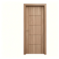 Puerta de Madera Ignífuga de Alta Calidad y Diseño Moderno para Oficinas, Puerta de Madera con Clasificación de Resistencia al Fuego para Edificios de Oficinas, Precio de Fábrica