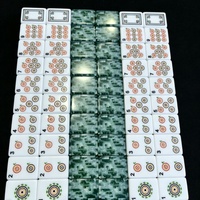 Expédition DDP – 160 tuiles de mahjong américaines en acrylique LIN WU à 4 couches, luxueuses et modernes, haut de gamme à prix abordable