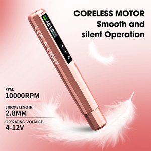 Máquina de Tatuaje Inalámbrica EZ <span class=keywords><strong>Lola</strong></span> Light PMU con Batería Adicional de 800mAh, Motor sin Núcleo, <span class=keywords><strong>Pluma</strong></span> de Maquillaje Permanente para Delineador de Ojos y SMP - Product Image 3