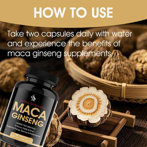 OEM ODM Panax Ginseng Mix Maca Suplementos herbales Cápsulas de gelatina blanda muy populares - Product Image 4