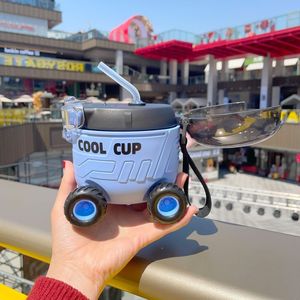 JWH OEM创意火星探测器水杯趣味男孩便携式吸管杯儿童多功能玩具礼品杯 - Product Image 6