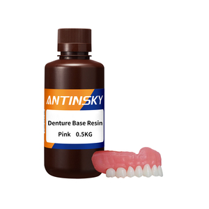 Resina para Base de Dentaduras Postizas Antinsky, Envío Gratuito a Rusia, para Impresora DLP LCD 405nm 0.5kg, Resina Fotopolímera de Alta Dureza y Precisión - Product Image 1