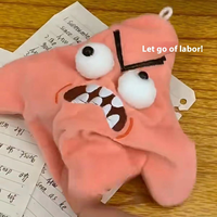 Peluche amusante Patrick Star scintillante, adorable jouet en peluche super doux, pendentif pour soulager le stress, jouets pour enfants
