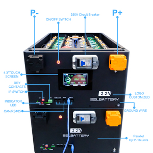 Предварительная продажа ЕС V6 JK-V19 Предохранитель + предохранитель выключателя DIY Kit Pre-Assembly 16S LiFePO4 280/314Ah JK BMS батарейный блок - Product Image 3