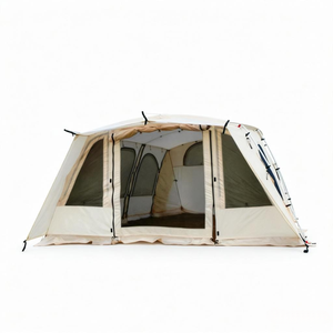 <span class=keywords><strong>Tente</strong></span> de camping familiale OEM grand format, type tunnel, multi-pièces, abri extérieur pour événements, imperméable, avec grandes fenêtres - Product Image 4