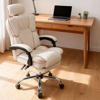 Fauteuil de patron de bureau ergonomique en cuir de luxe personnalisé avec fauteuil inclinable Prix promotionnel du fabricant