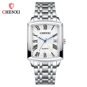 Chenxi 079A Amant Montres En Acier Inoxydable Bracelet Simple Date Quartz Montre-Bracelet Pour Hommes De <span class=keywords><strong>Luxe</strong></span> Casual <span class=keywords><strong>Couple</strong></span> Saint Valentin <span class=keywords><strong>Cadeau</strong></span> - Product Image 5