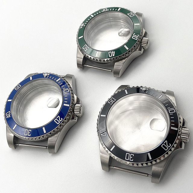 TBL Factory Direct Sale Stainless Steel Precision Watch Case Ceramic Insert Silver 40MM 2813/3804/NH35 Movements