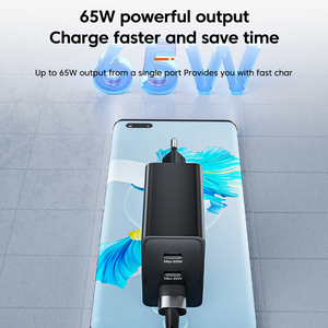 Chargeur Type C <span class=keywords><strong>de</strong></span> qualité supérieure 65W, charge super rapide, adaptateur secteur USB C 3 ports pour Samsung S23 S22 S21 Note10 Ultra 65W Max - Product Image 3
