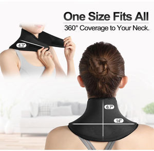 Penutup pelindung leher terapi terbaik dengan bahan gel padat pendingin untuk meringankan rasa sakit lelah leher dan bahu. - Product Image 4