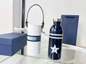 Stainless Steel Water Bottle Water <b>Kettle</b> Outdoor Portable Strap Insulated Cup - Product Image 3