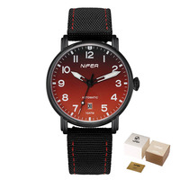 Montre mécanique élégante et moderne, montre mécanique de haute qualité avec mouvement fiable, fonction étanche, montre classique décontractée