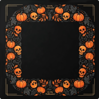 Tapis de Mahjong américain imprimé pour Halloween, noir, 31,5 pouces, en mutispandex, antidérapant, avec dos en caoutchouc, silencieux, imperméable, pour 4 joueurs