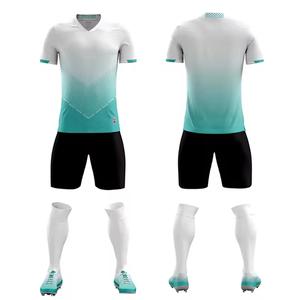 Maillots de foot personnalisés, nouveaux uniformes d'entraînement à manches courtes, jersey de football imprimé, respirant, séchage rapide, équipement de foot pour hommes, vêtements de foot haut de gamme - Product Image 5