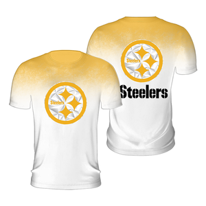 Thiết Kế Mới Đội Bóng Đá Người Đàn Ông T Áo Sơ Mi Ngắn Tay Áo Polyester Cộng Với Kích Thước Trâu Hóa đơn Steelers Người Đàn Ông T Áo Sơ Mi - Product Image 6
