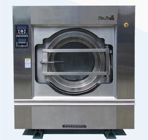 Lavadora-Extractora Industrial Eléctrica de Acero Inoxidable de 150 kg, Totalmente Automática y con Inclinación, para Hotel - Product Image 1