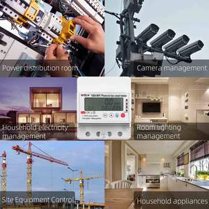 Interruptor Automático RMshebei de 100 Amperios, Disyuntores Eléctricos Tuya Mcb <span class=keywords><strong>Wifi</strong></span>, Interruptor de Circuito Inteligente con Medición, Monitor de Energía Inteligente <span class=keywords><strong>Wifi</strong></span> Oem - Product Image 4