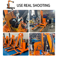 Mini-grue hydraulique rotative mobile 2T pour le chargement et le déchargement sur camion