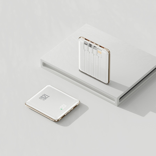 Portable 120W High Power Ultra-Thin 2A Lithium Battery 5V USB Output Fast Charging Mobile Power Bank for Outdoor Use 20000 MA