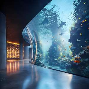 Acrylique de qualité architecturale pour les fenêtres d'aquarium incurvées et les dômes panoramiques - Product Image 3