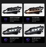 Ensemble de phares de remplacement pour Toyota Camry 2018-2023, amélioration de la qualité supérieure, projecteur LED, feux de jour DRL, clignotants séquentiels
