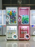 Distributeur de capsules Gacha à monnayeur grande capacité avec éclairage LED pour centres commerciaux – Distributeur de prix