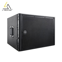 L-solution HDL18-A 18 İnç Metal Subwoofer Güç Amplifikatörü Pasif 1000W/2000W 4 Kanallı Stereo 30Hz-140Hz Frekans Tepkisi