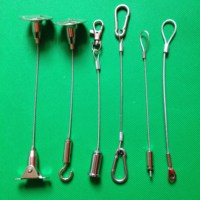 Câble métallique galvanisé pour la production de lampes de sécurité, corde de sécurité, en acier, crochet de cage à oiseaux, LED