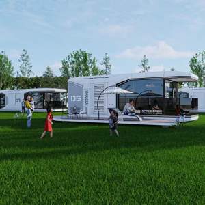 Cápsula espacial moderna Estilo Casa de camping Tiny Starship X50 Base de conexión cápsula casa solar - Product Image 1