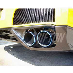 Embellecedor envolvente de escape de fibra de carbono estilo OE para Nissan GTR R35 - Product Image 4