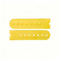 Boucle d'extension de sangle pour casquette snapback en plastique à 7 trous, accessoires bruts pour casquettes snapback
