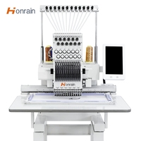 HONRAIN 1200 tr/min usine chinoise vêtements casquettes automatique ordinateur professionnel à faible bruit nouvelle tête unique Machine à broder