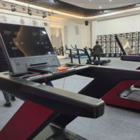 Caminadora Eléctrica de Lujo de Grado Comercial con Inclinación, Pantalla Táctil LED para Gimnasio Interior y Uso Doméstico