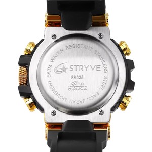 ใหม่ STRYVE นาฬิกาสำหรับผู้ชายดิจิตอล-อนาล็อก ดูอัล โมชั่น ปฏิทิน ลูมินัส 50M นาฬิกากันน้ำแฟชั่นกีฬานาฬิกาผู้ชาย 8025 - Product Image 5