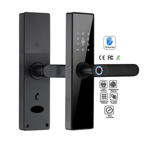 Großhandel Neueste ttlock APP Numerische Tastatur Passwort Sicherheit Smart Wireless System Home Finger abdruck Smart Türschloss