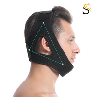 Ceinture anti-ronflement SHILION, sangle triangulaire pour le menton, ceinture de protection du menton unisexe, dispositif anti-ronflement