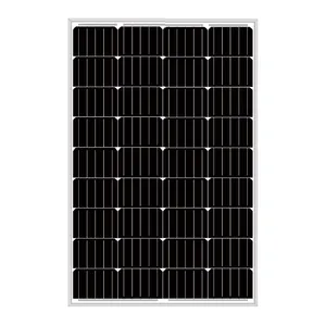 Produttore cinese di pannelli solari Mono pannelli solari 100W 36 celle per sistema solare domestico con Inverter solare