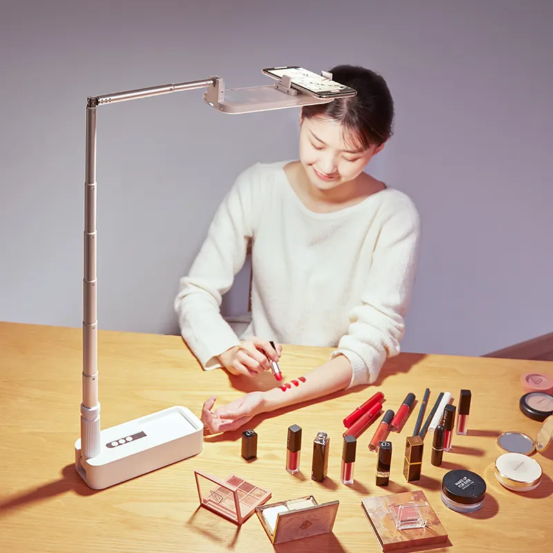 Baseus — support de lampe Led pour téléphone portable, anneau de remplissage, bâton pour selfie, avec trépied, nouveau design, 2021