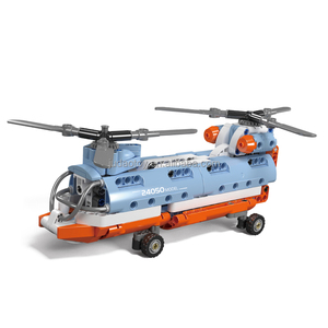 Mould King 24050 HÉLICOPTÈRE À ROTORS TANDEM, ensembles de briques de construction, MOC, petits blocs de puzzle en plastique, jouets cadeaux pour adultes - Product Image 1